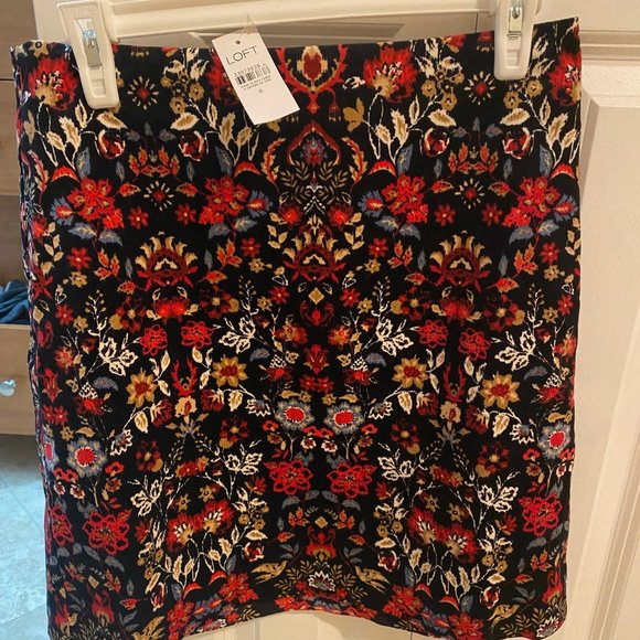 LOFT Dresses & Skirts - Loft Forest Corduroy Shift Skirt | Size 6